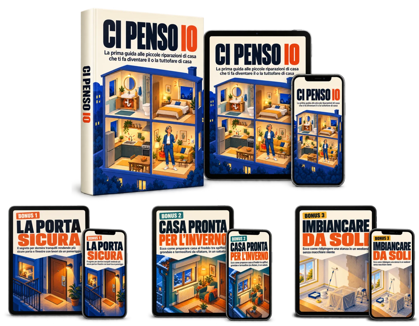 Il pacchetto completo: la guida Ci Penso Io e i tre bonus